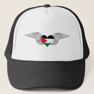 I Love Palestine -wings Trucker Hat