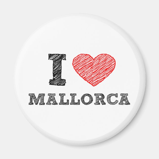 I Love Palma de Mallorca Magnet (Front)