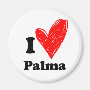 I Love Palma Magnet