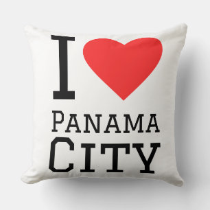 I love Panama City Throw Pillow