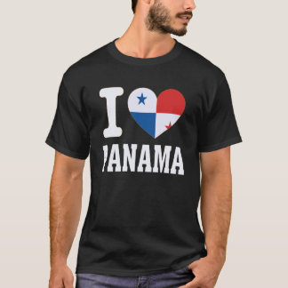 I Love Panama Heart Souvenir Lovers Pride Travel T-Shirt