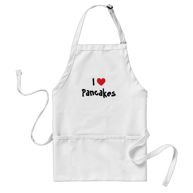 I Love Pancakes Standard Apron (Front)