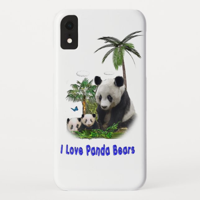 I love panda Bears Case-Mate iPhone Case (Back)