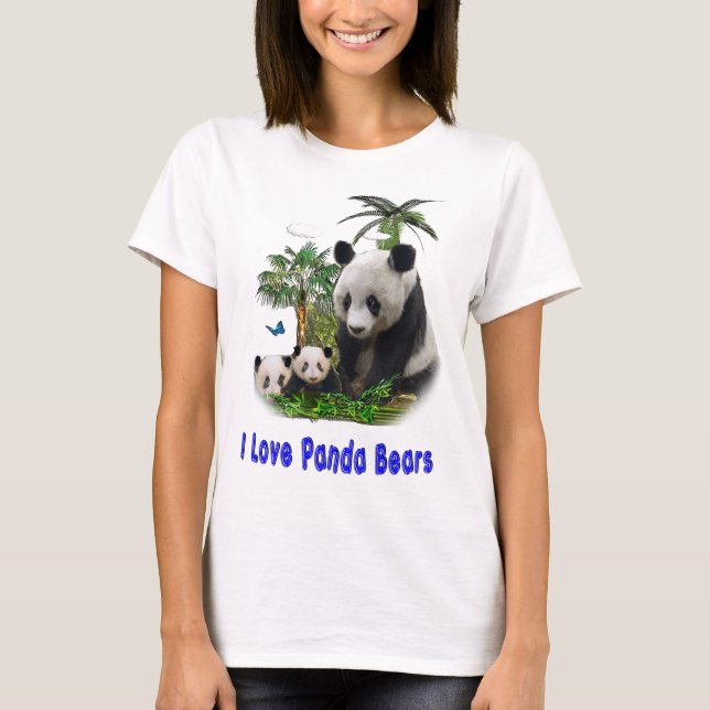 I love panda Bears T-Shirt (Front)