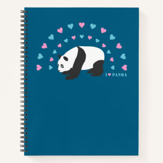 I Love Panda Carnet