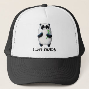 I love Panda Trucker Hat