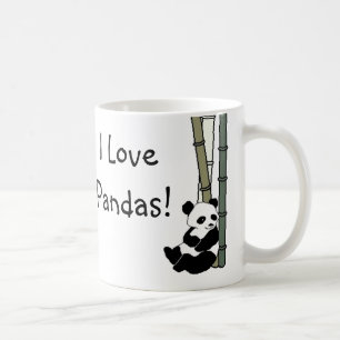 I Love Pandas Coffee Mug