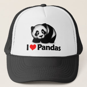 I Love Pandas Trucker Hat