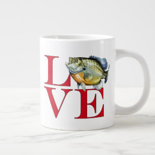 I Love Panfish Large Coffee Mug