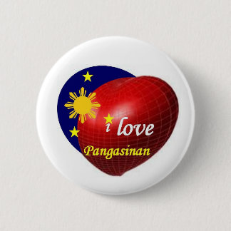 I love Pangasinan 2 Inch Round Button