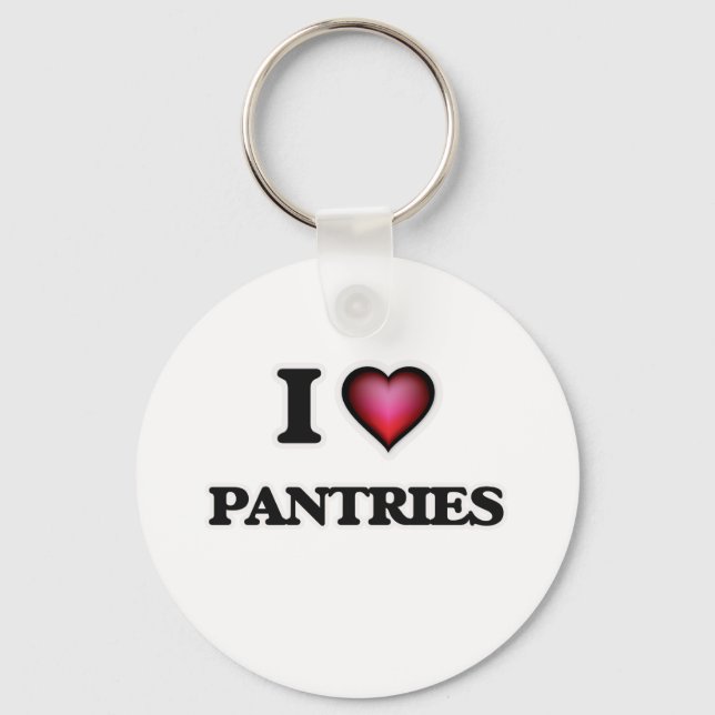 I Love Pantries Keychain (Front)