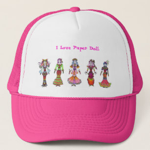 I Love Paper Doll !! Trucker Hat