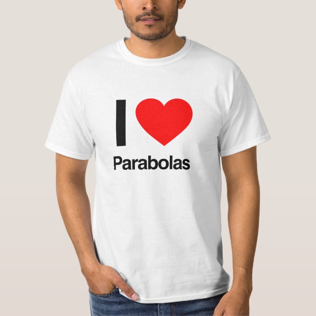 i love parabolas T-Shirt (Front)