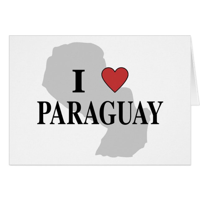 I Love Paraguay (Front Horizontal)