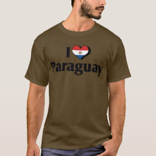 I Love Paraguay Flag Shirt