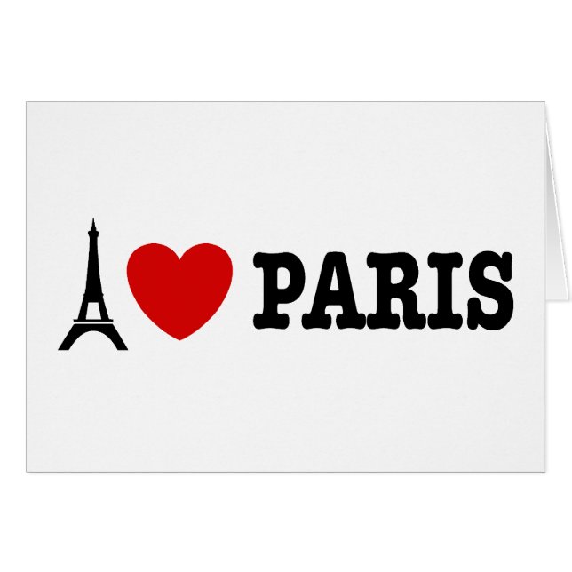 I Love Paris (Front Horizontal)