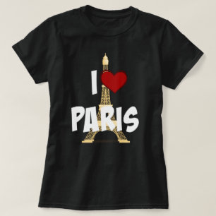 "I Love Paris," Eiffel Tower T-Shirt