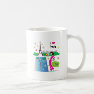 I love Paris, France Coffee Mug