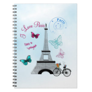 I Love Paris In Springtime Notebook