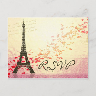 I love Paris in Springtime - RSVP Card