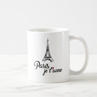 I Love Paris Je t'aime Coffee Mug