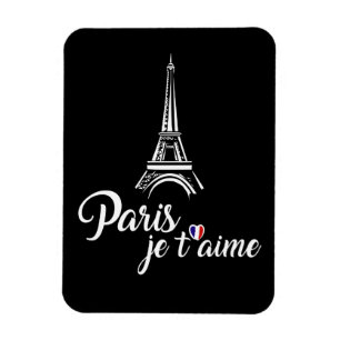 I Love Paris Je t'aime Magnet
