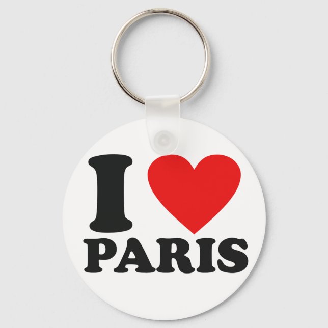 I love Paris Keychain (Front)