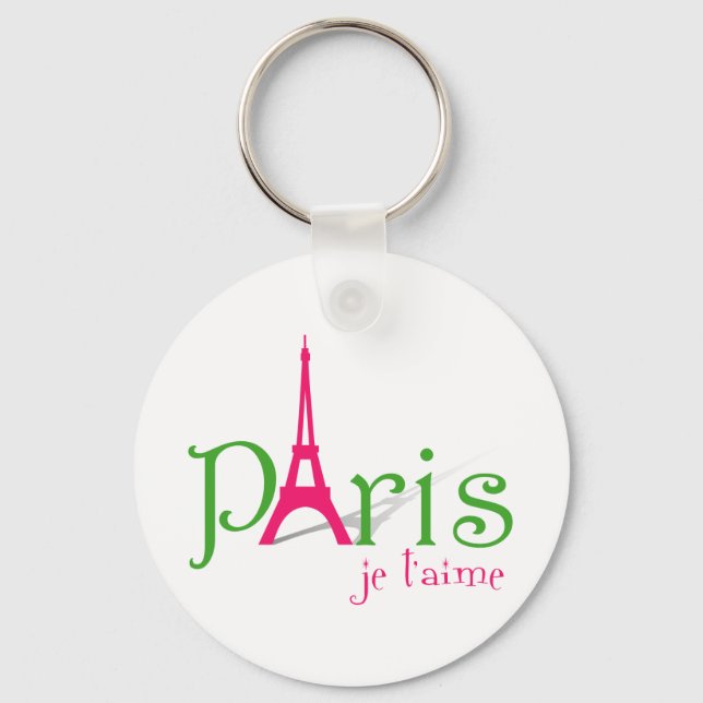 I love Paris Keychain (Front)