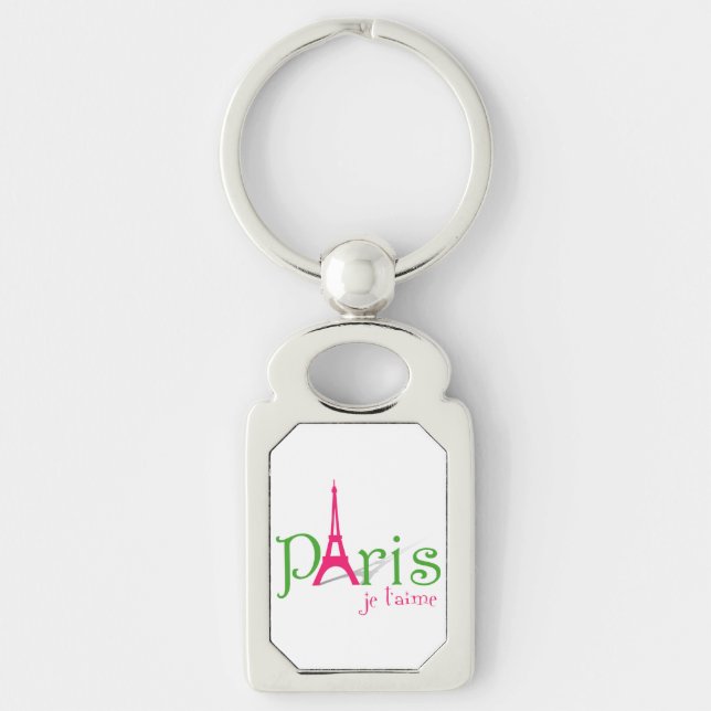 I love Paris Keychain (Front)