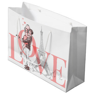 I Love Paris  Large Gift Bag