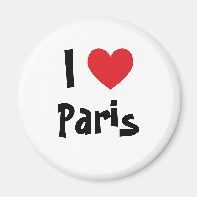 I Love Paris Magnet (Front)