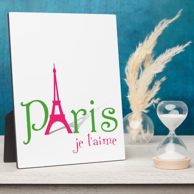 I love Paris Plaque (Side)