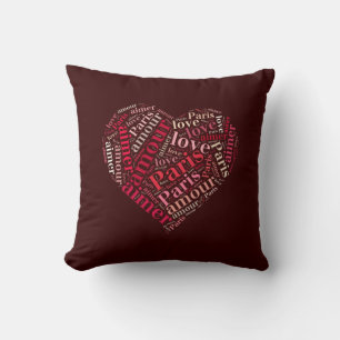 I love Paris Throw Pillow