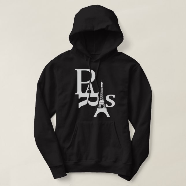 I Love Paris - Tour Eiffel - France Sweat - shirt  (Design devant)