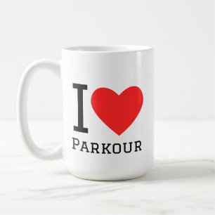 I love parkour coffee mug