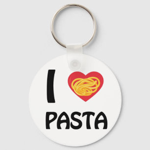 I love Pasta Keychain