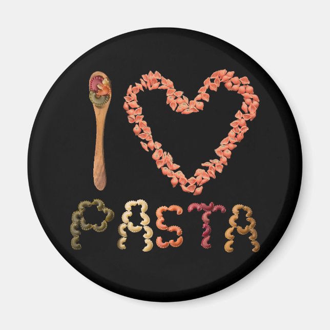 I Love Pasta  Magnet (Front)
