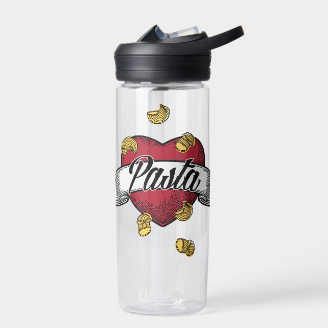I Love Pasta Water Bottle (Left)