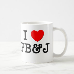 I Love PB&J ( food ) Coffee Mug