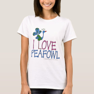 I Love Peafowl T-Shirt