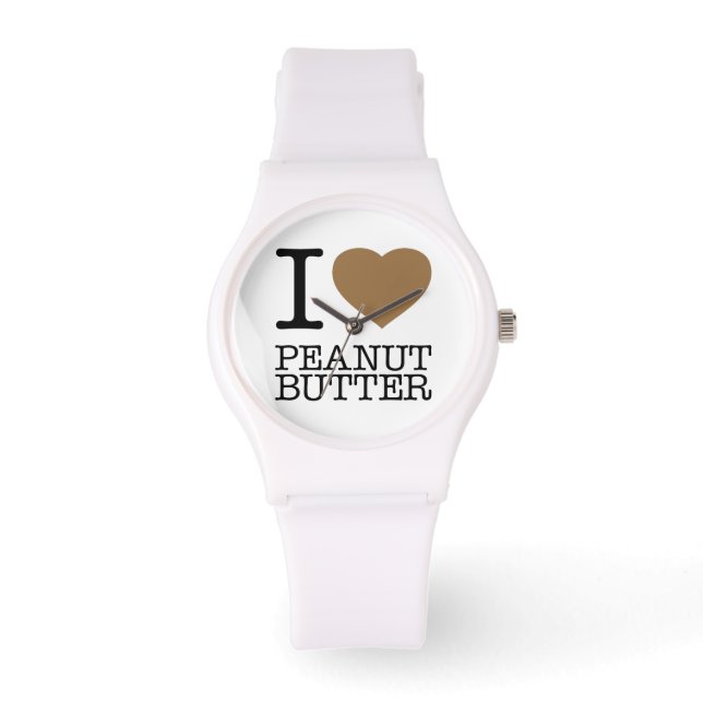 I LOVE PEANUT BUTTER WATCH (Front)