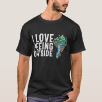 I Love Peeing Outside Funny Camping Saying