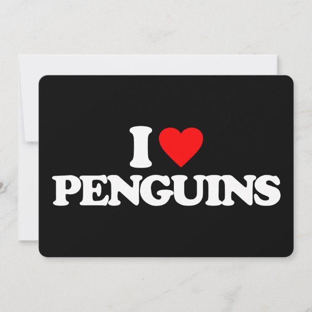 I LOVE PENGUINS (Front)