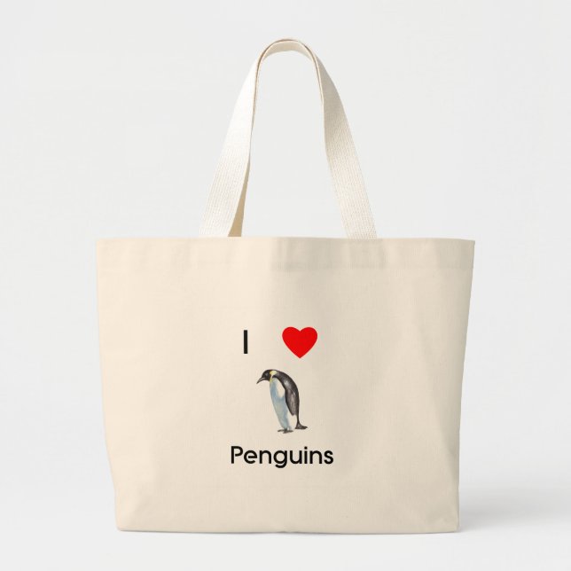 I love penguins Bag (Front)