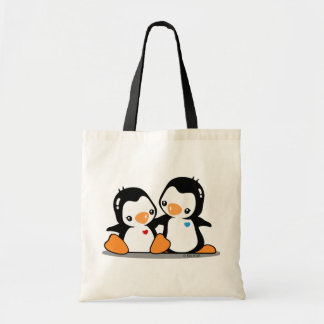 I Love Penguins Budget Tote Bag