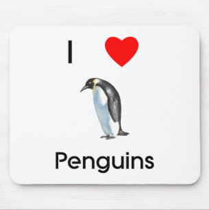 I love penguins Mousepad
