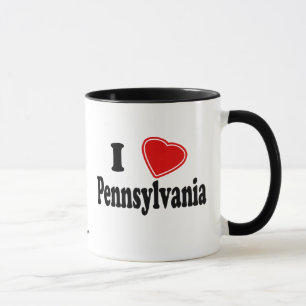I Love Pennsylvania Mug