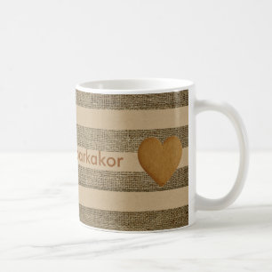 "I love pepparkakor" - Gingerbread, jute canvas Coffee Mug