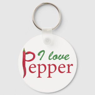 I love pepper keychain
