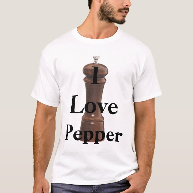 I Love, Pepper T-Shirt (Front)